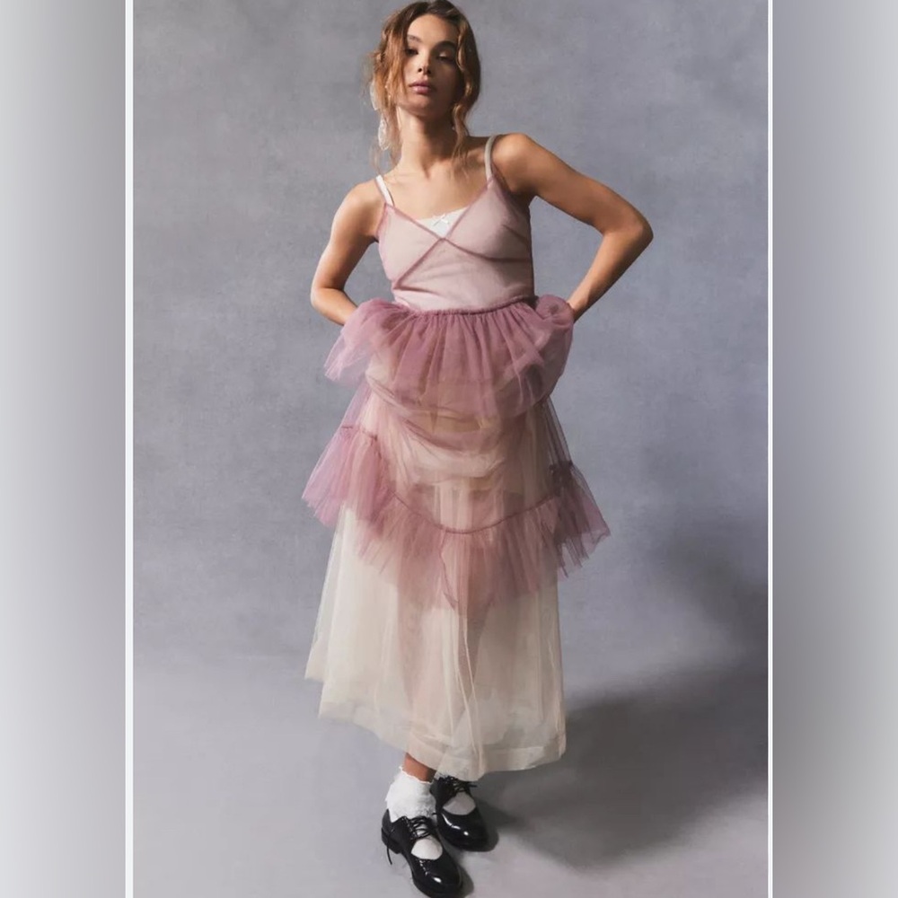 Urban Outfitters Aida Sheer Maxi Dress
